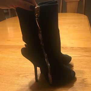 Giuseppe Zanotti Sexy Peep Toe Boots